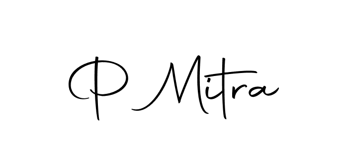 Make a beautiful signature design for name P Mitra. With this signature (Autography-DOLnW) style, you can create a handwritten signature for free. P Mitra signature style 10 images and pictures png