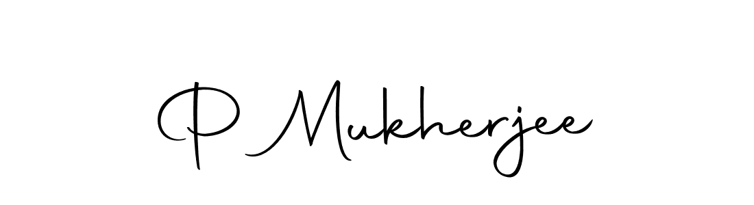 P Mukherjee stylish signature style. Best Handwritten Sign (Autography-DOLnW) for my name. Handwritten Signature Collection Ideas for my name P Mukherjee. P Mukherjee signature style 10 images and pictures png