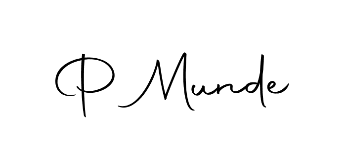 Design your own signature with our free online signature maker. With this signature software, you can create a handwritten (Autography-DOLnW) signature for name P Munde. P Munde signature style 10 images and pictures png