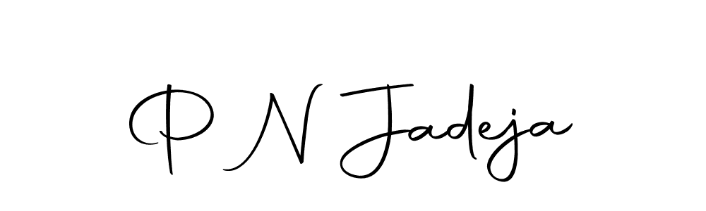 How to make P N Jadeja name signature. Use Autography-DOLnW style for creating short signs online. This is the latest handwritten sign. P N Jadeja signature style 10 images and pictures png