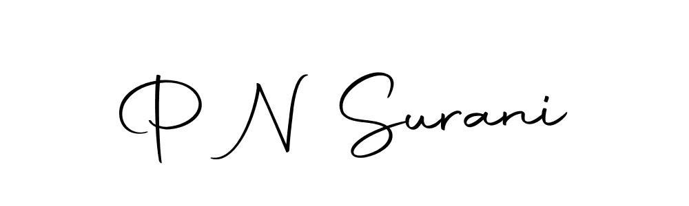 Use a signature maker to create a handwritten signature online. With this signature software, you can design (Autography-DOLnW) your own signature for name P N Surani. P N Surani signature style 10 images and pictures png