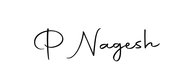 How to make P Nagesh signature? Autography-DOLnW is a professional autograph style. Create handwritten signature for P Nagesh name. P Nagesh signature style 10 images and pictures png