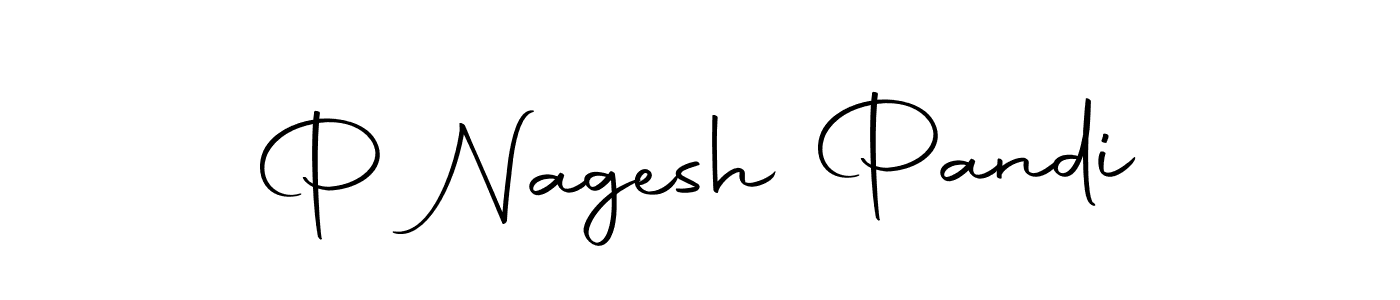 Also we have P Nagesh Pandi name is the best signature style. Create professional handwritten signature collection using Autography-DOLnW autograph style. P Nagesh Pandi signature style 10 images and pictures png