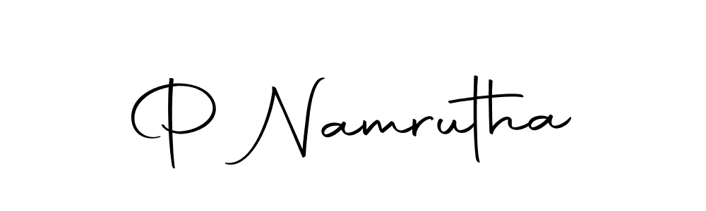 Also we have P Namrutha name is the best signature style. Create professional handwritten signature collection using Autography-DOLnW autograph style. P Namrutha signature style 10 images and pictures png