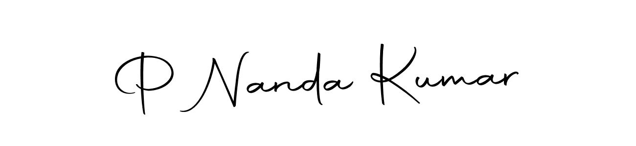 P Nanda Kumar stylish signature style. Best Handwritten Sign (Autography-DOLnW) for my name. Handwritten Signature Collection Ideas for my name P Nanda Kumar. P Nanda Kumar signature style 10 images and pictures png