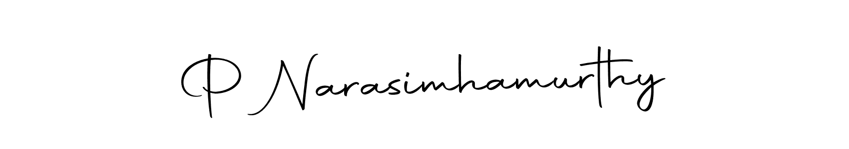 Make a beautiful signature design for name P Narasimhamurthy. Use this online signature maker to create a handwritten signature for free. P Narasimhamurthy signature style 10 images and pictures png