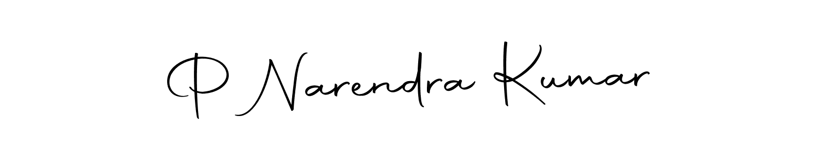 Use a signature maker to create a handwritten signature online. With this signature software, you can design (Autography-DOLnW) your own signature for name P Narendra Kumar. P Narendra Kumar signature style 10 images and pictures png