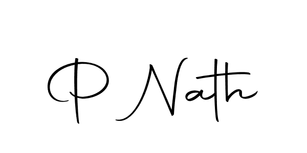 Create a beautiful signature design for name P Nath. With this signature (Autography-DOLnW) fonts, you can make a handwritten signature for free. P Nath signature style 10 images and pictures png