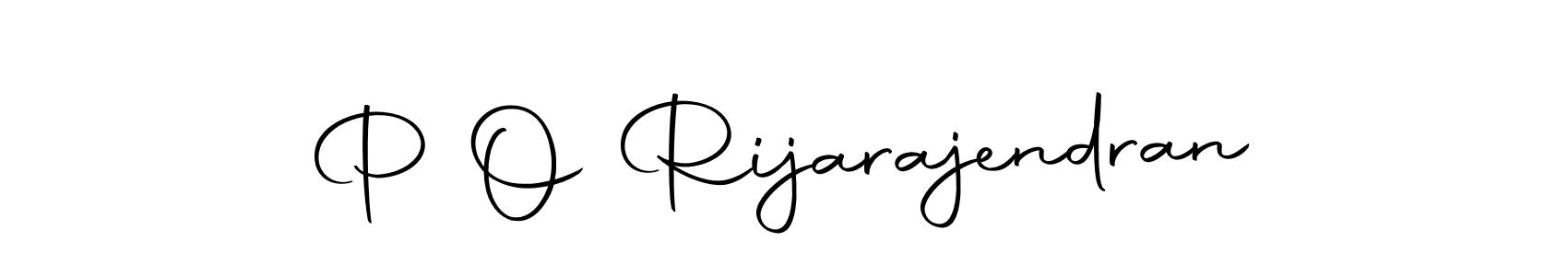 It looks lik you need a new signature style for name P O Rijarajendran. Design unique handwritten (Autography-DOLnW) signature with our free signature maker in just a few clicks. P O Rijarajendran signature style 10 images and pictures png