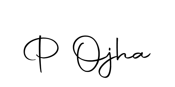The best way (Autography-DOLnW) to make a short signature is to pick only two or three words in your name. The name P Ojha include a total of six letters. For converting this name. P Ojha signature style 10 images and pictures png