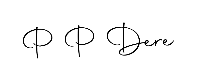Make a beautiful signature design for name P P Dere. With this signature (Autography-DOLnW) style, you can create a handwritten signature for free. P P Dere signature style 10 images and pictures png