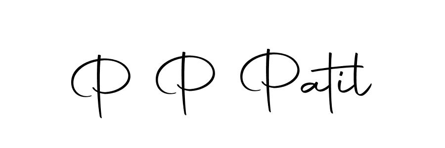 P P Patil stylish signature style. Best Handwritten Sign (Autography-DOLnW) for my name. Handwritten Signature Collection Ideas for my name P P Patil. P P Patil signature style 10 images and pictures png