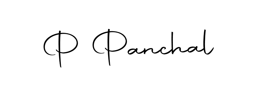 Create a beautiful signature design for name P Panchal. With this signature (Autography-DOLnW) fonts, you can make a handwritten signature for free. P Panchal signature style 10 images and pictures png