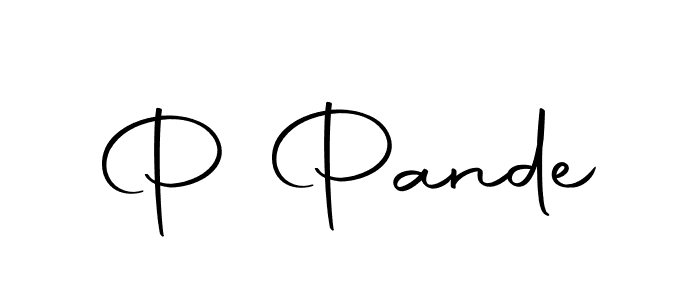 How to make P Pande signature? Autography-DOLnW is a professional autograph style. Create handwritten signature for P Pande name. P Pande signature style 10 images and pictures png