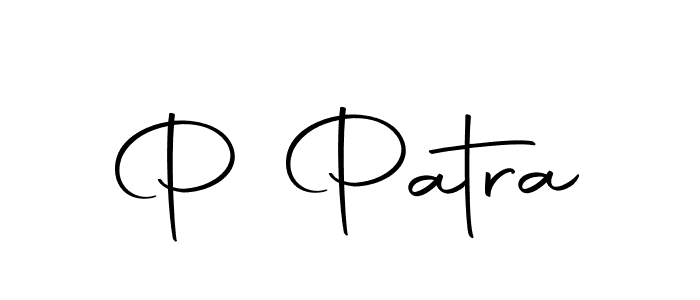 How to make P Patra name signature. Use Autography-DOLnW style for creating short signs online. This is the latest handwritten sign. P Patra signature style 10 images and pictures png