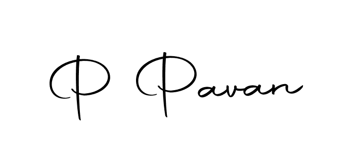 Create a beautiful signature design for name P Pavan. With this signature (Autography-DOLnW) fonts, you can make a handwritten signature for free. P Pavan signature style 10 images and pictures png