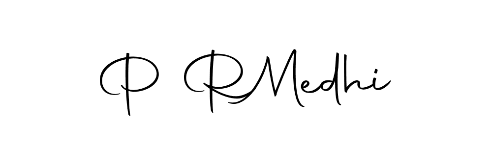 P R  Medhi stylish signature style. Best Handwritten Sign (Autography-DOLnW) for my name. Handwritten Signature Collection Ideas for my name P R  Medhi. P R  Medhi signature style 10 images and pictures png