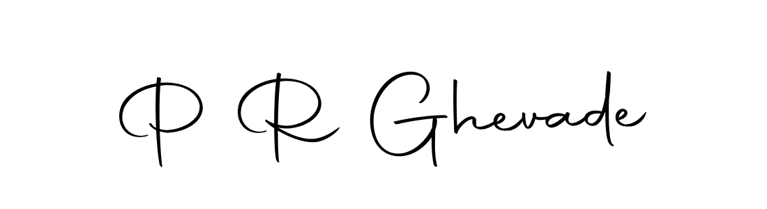 Make a beautiful signature design for name P R Ghevade. With this signature (Autography-DOLnW) style, you can create a handwritten signature for free. P R Ghevade signature style 10 images and pictures png