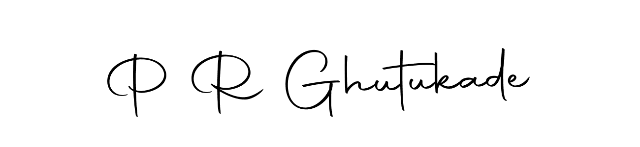 Design your own signature with our free online signature maker. With this signature software, you can create a handwritten (Autography-DOLnW) signature for name P R Ghutukade. P R Ghutukade signature style 10 images and pictures png