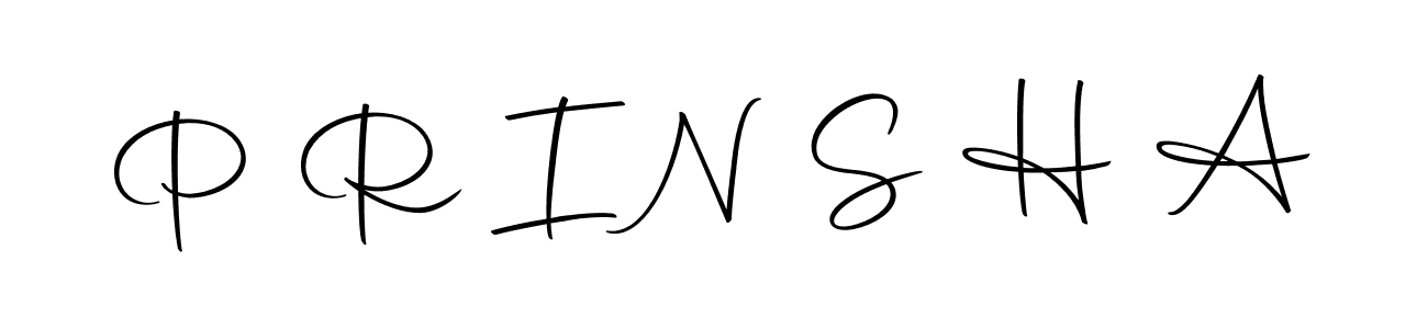 You should practise on your own different ways (Autography-DOLnW) to write your name (P R I N S H A) in signature. don't let someone else do it for you. P R I N S H A signature style 10 images and pictures png