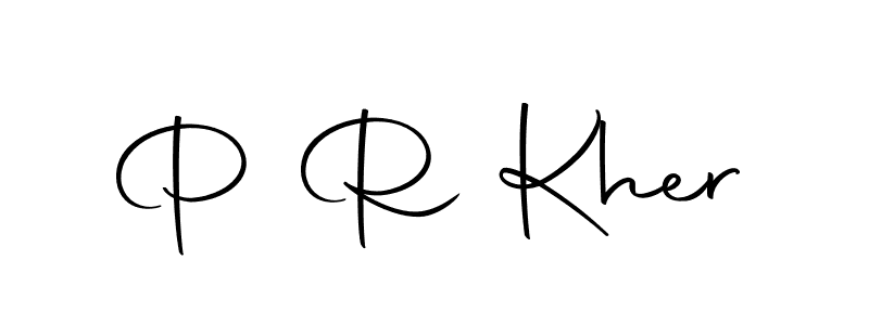 Design your own signature with our free online signature maker. With this signature software, you can create a handwritten (Autography-DOLnW) signature for name P R Kher. P R Kher signature style 10 images and pictures png