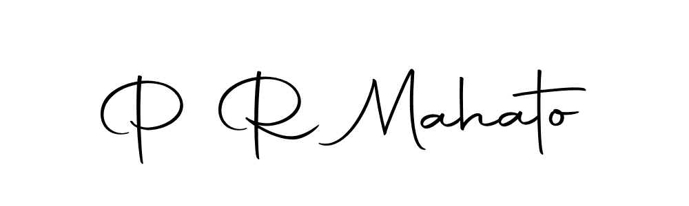 Make a beautiful signature design for name P R Mahato. With this signature (Autography-DOLnW) style, you can create a handwritten signature for free. P R Mahato signature style 10 images and pictures png