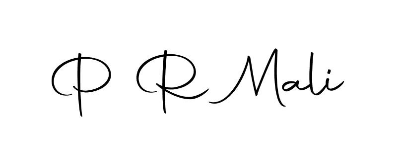 P R Mali stylish signature style. Best Handwritten Sign (Autography-DOLnW) for my name. Handwritten Signature Collection Ideas for my name P R Mali. P R Mali signature style 10 images and pictures png