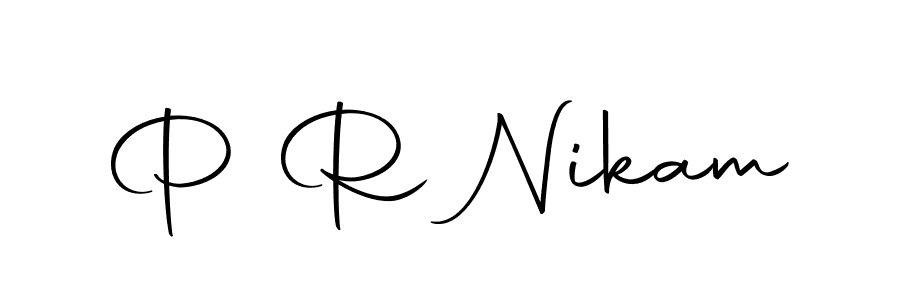 You can use this online signature creator to create a handwritten signature for the name P R Nikam. This is the best online autograph maker. P R Nikam signature style 10 images and pictures png