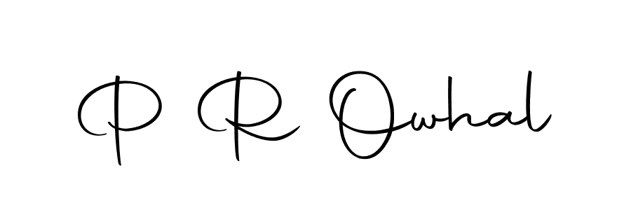 You can use this online signature creator to create a handwritten signature for the name P R Owhal. This is the best online autograph maker. P R Owhal signature style 10 images and pictures png