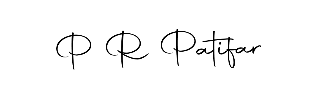 Design your own signature with our free online signature maker. With this signature software, you can create a handwritten (Autography-DOLnW) signature for name P R Patifar. P R Patifar signature style 10 images and pictures png