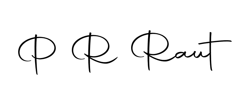 P R Raut stylish signature style. Best Handwritten Sign (Autography-DOLnW) for my name. Handwritten Signature Collection Ideas for my name P R Raut. P R Raut signature style 10 images and pictures png