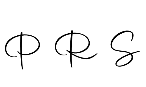 How to make P R S name signature. Use Autography-DOLnW style for creating short signs online. This is the latest handwritten sign. P R S signature style 10 images and pictures png