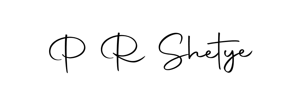 Create a beautiful signature design for name P R Shetye. With this signature (Autography-DOLnW) fonts, you can make a handwritten signature for free. P R Shetye signature style 10 images and pictures png