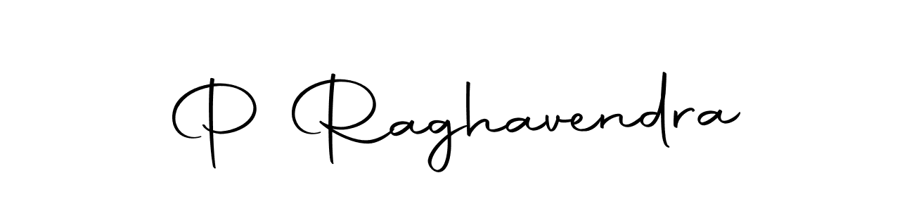 How to make P Raghavendra name signature. Use Autography-DOLnW style for creating short signs online. This is the latest handwritten sign. P Raghavendra signature style 10 images and pictures png