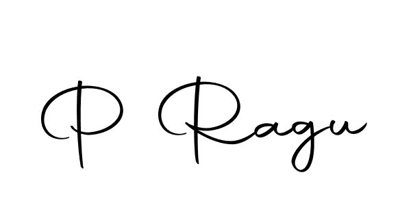 How to make P Ragu name signature. Use Autography-DOLnW style for creating short signs online. This is the latest handwritten sign. P Ragu signature style 10 images and pictures png