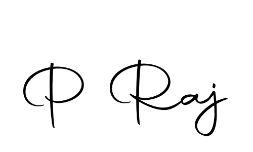 Design your own signature with our free online signature maker. With this signature software, you can create a handwritten (Autography-DOLnW) signature for name P Raj. P Raj signature style 10 images and pictures png