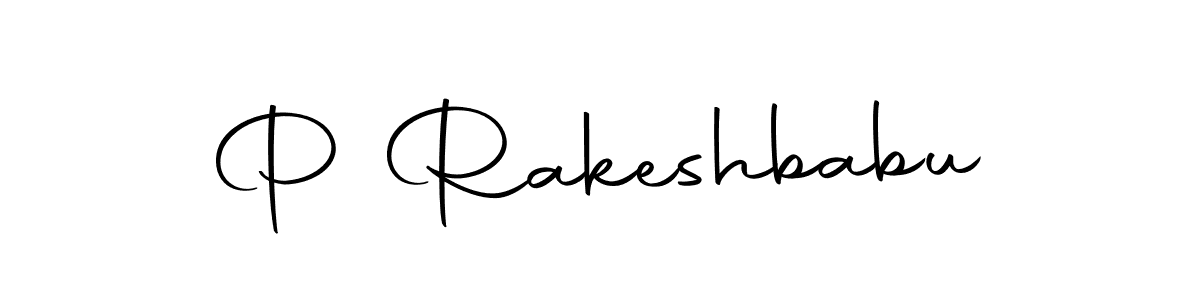 You can use this online signature creator to create a handwritten signature for the name P Rakeshbabu. This is the best online autograph maker. P Rakeshbabu signature style 10 images and pictures png