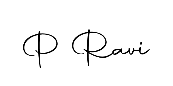 Design your own signature with our free online signature maker. With this signature software, you can create a handwritten (Autography-DOLnW) signature for name P Ravi. P Ravi signature style 10 images and pictures png
