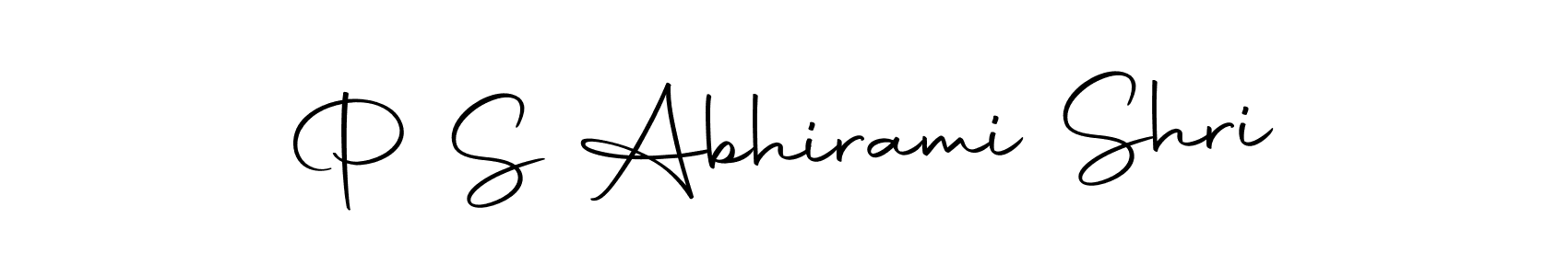 P S Abhirami Shri stylish signature style. Best Handwritten Sign (Autography-DOLnW) for my name. Handwritten Signature Collection Ideas for my name P S Abhirami Shri. P S Abhirami Shri signature style 10 images and pictures png