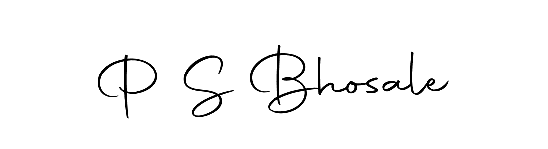 Make a beautiful signature design for name P S Bhosale. Use this online signature maker to create a handwritten signature for free. P S Bhosale signature style 10 images and pictures png