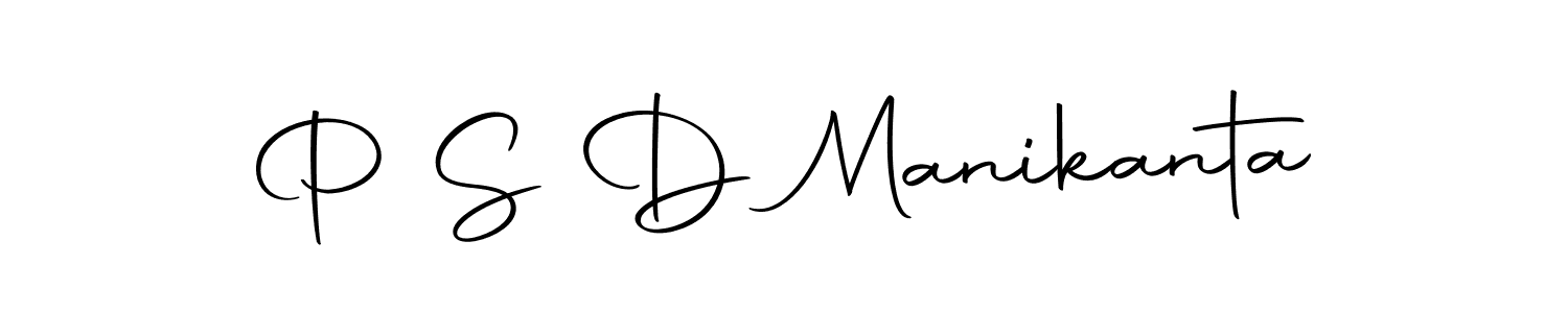 The best way (Autography-DOLnW) to make a short signature is to pick only two or three words in your name. The name P S D Manikanta include a total of six letters. For converting this name. P S D Manikanta signature style 10 images and pictures png