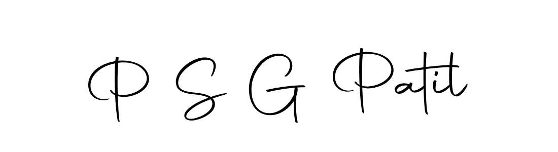 Here are the top 10 professional signature styles for the name P S G Patil. These are the best autograph styles you can use for your name. P S G Patil signature style 10 images and pictures png