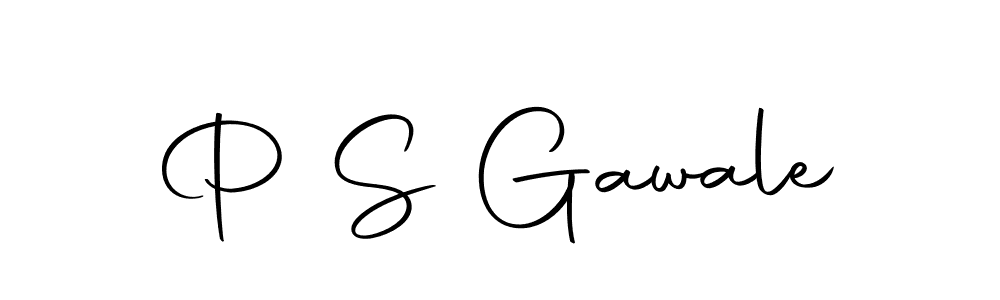 Use a signature maker to create a handwritten signature online. With this signature software, you can design (Autography-DOLnW) your own signature for name P S Gawale. P S Gawale signature style 10 images and pictures png