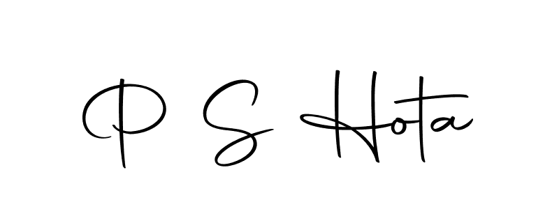 Make a beautiful signature design for name P S Hota. With this signature (Autography-DOLnW) style, you can create a handwritten signature for free. P S Hota signature style 10 images and pictures png