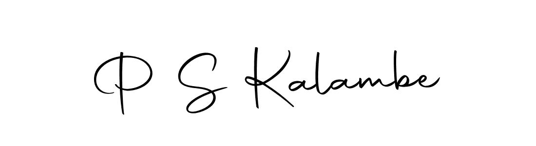 Use a signature maker to create a handwritten signature online. With this signature software, you can design (Autography-DOLnW) your own signature for name P S Kalambe. P S Kalambe signature style 10 images and pictures png