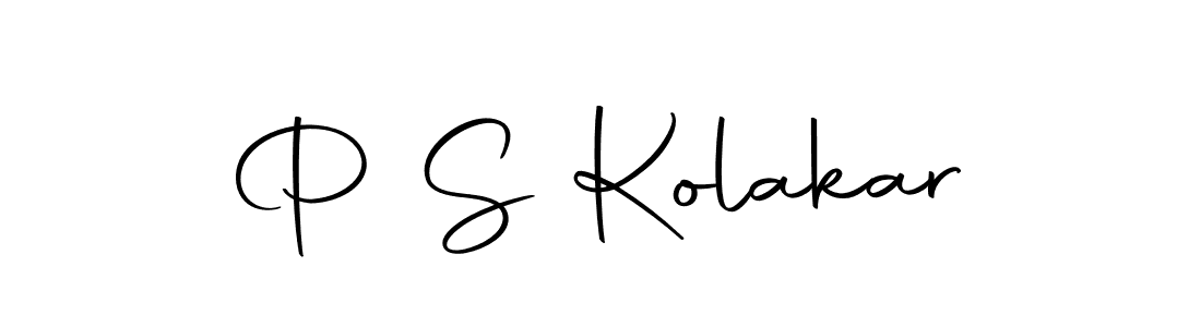 You can use this online signature creator to create a handwritten signature for the name P S Kolakar. This is the best online autograph maker. P S Kolakar signature style 10 images and pictures png