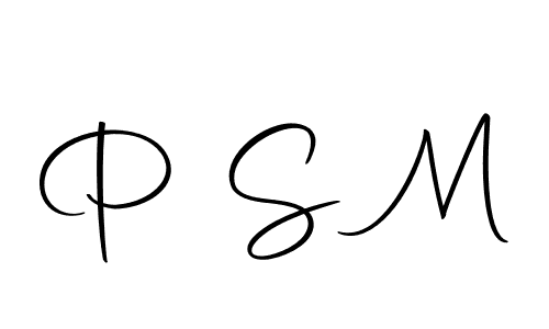 Design your own signature with our free online signature maker. With this signature software, you can create a handwritten (Autography-DOLnW) signature for name P S M. P S M signature style 10 images and pictures png