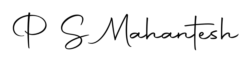 How to make P S Mahantesh name signature. Use Autography-DOLnW style for creating short signs online. This is the latest handwritten sign. P S Mahantesh signature style 10 images and pictures png