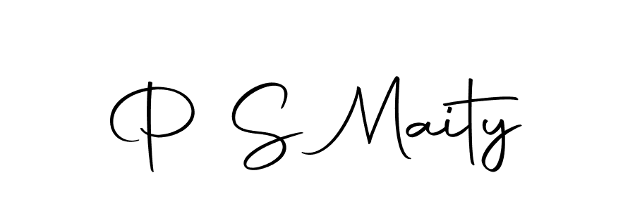 Also we have P S Maity name is the best signature style. Create professional handwritten signature collection using Autography-DOLnW autograph style. P S Maity signature style 10 images and pictures png