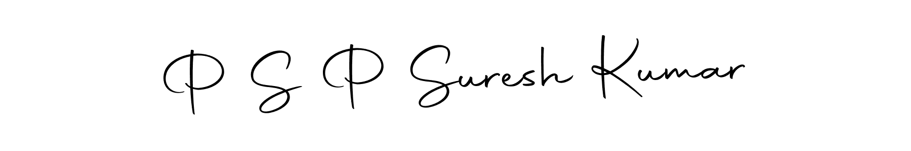 Make a beautiful signature design for name P S P Suresh Kumar. Use this online signature maker to create a handwritten signature for free. P S P Suresh Kumar signature style 10 images and pictures png